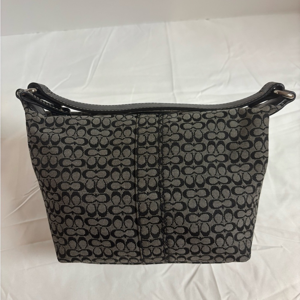 Vintage Coach Soho Mini Signature Monogram Shoulder Bag
